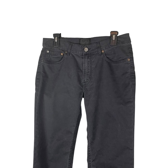 Acne Studios Ace Ups Black Slim Straight Jeans Men’s 33x32 - Picture 4 of 9